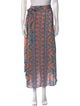 Calypso St. Barth Silk Midi Length Skirt