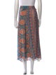 Calypso St. Barth Silk Midi Length Skirt