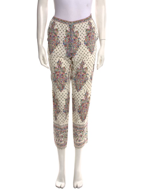 Calypso St. Barth Silk Straight Leg Pants