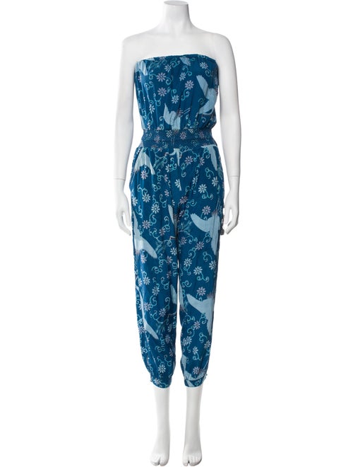 Calypso St. Barth Silk Printed Sweatpants