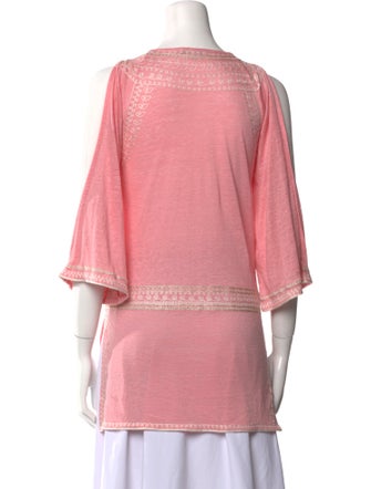 Calypso St. Barth Linen Patterned Tunic