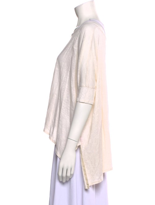 Calypso St. Barth Linen Scoop Neck Top