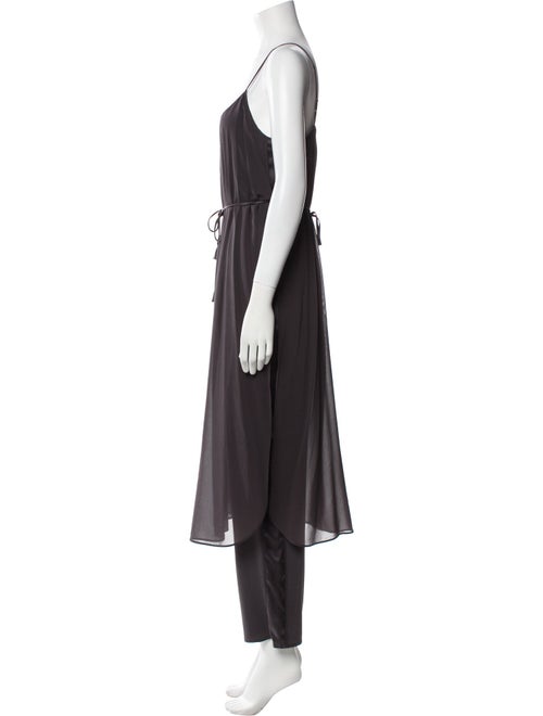 Calypso St. Barth Silk V-Neck Jumpsuit