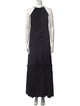 Calypso St. Barth Halterneck Long Dress