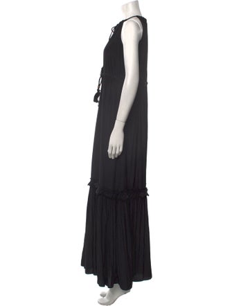 Calypso St. Barth Halterneck Long Dress