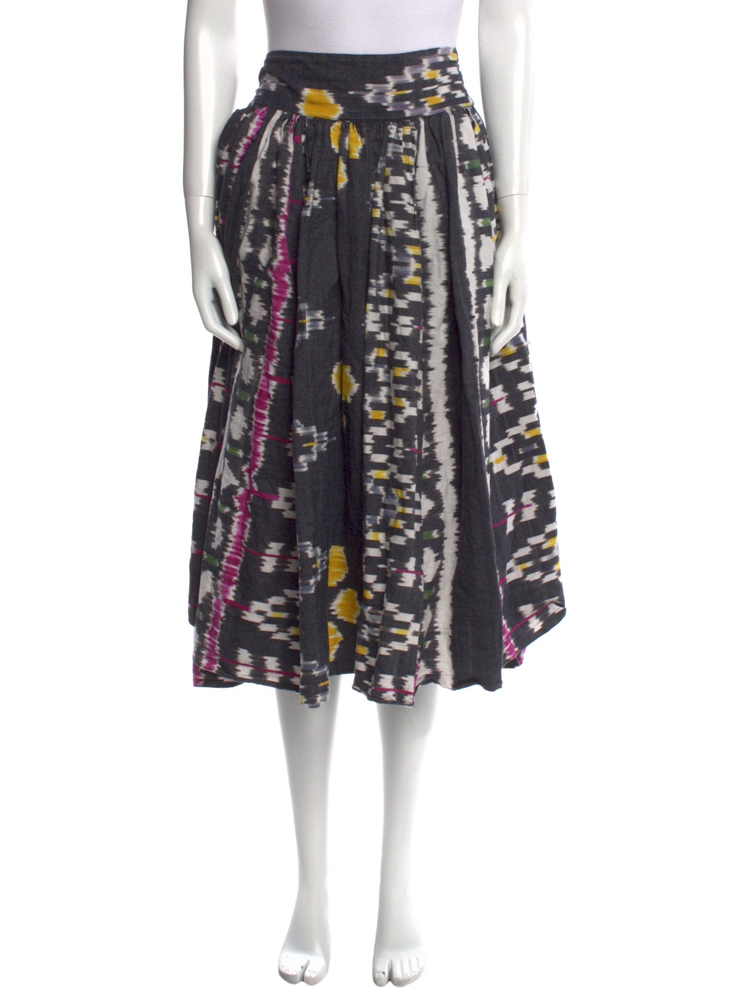 Calypso St. Barth Printed Midi Length Skirt