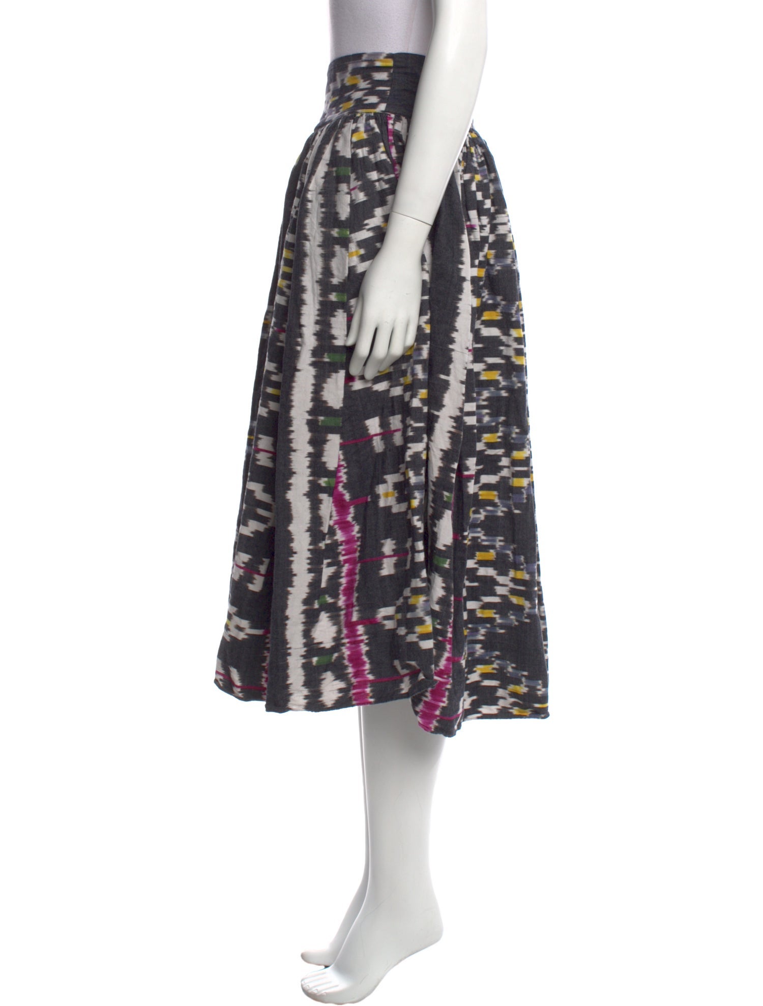 Calypso St. Barth Printed Midi Length Skirt