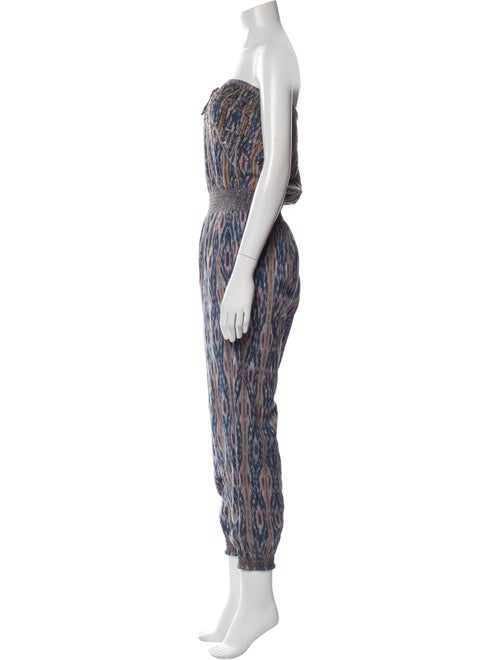 Calypso St. Barth Printed Strapless Jumpsuit