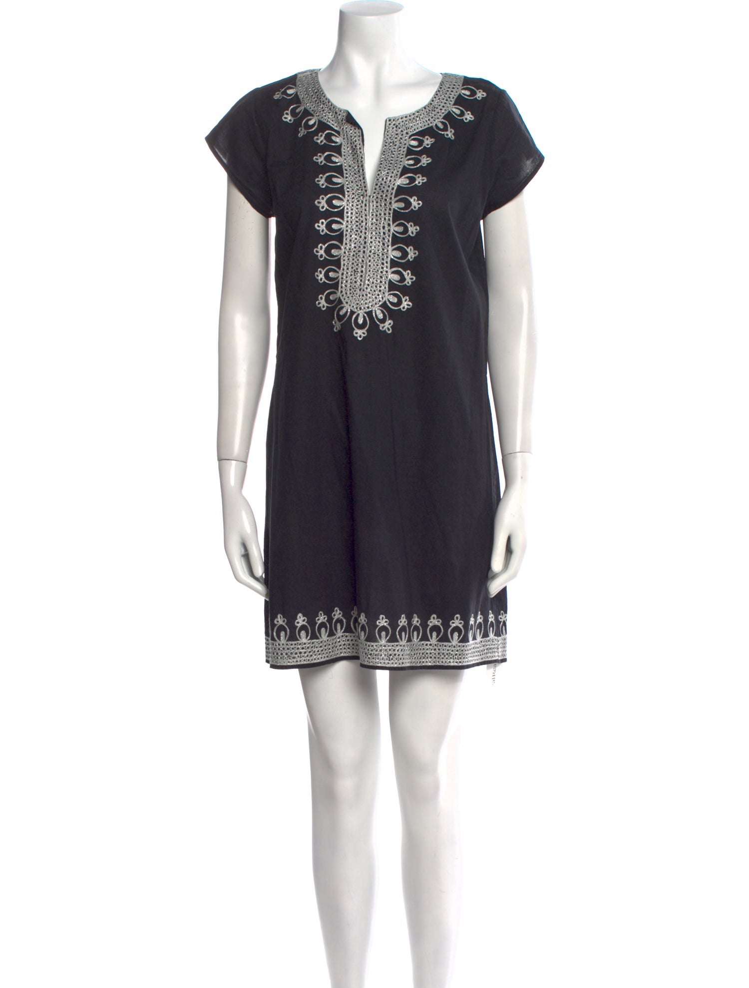 Calypso St. Barth V-Neck Mini Dress