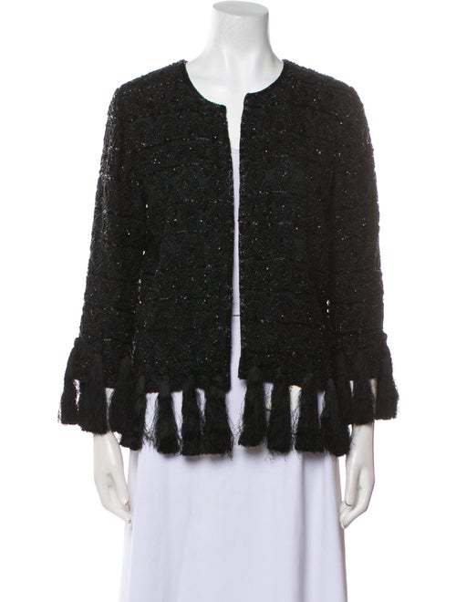 Calypso St. Barth Linen Tweed Pattern Jacket