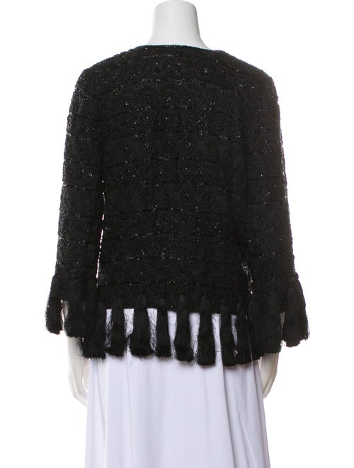 Calypso St. Barth Linen Tweed Pattern Jacket