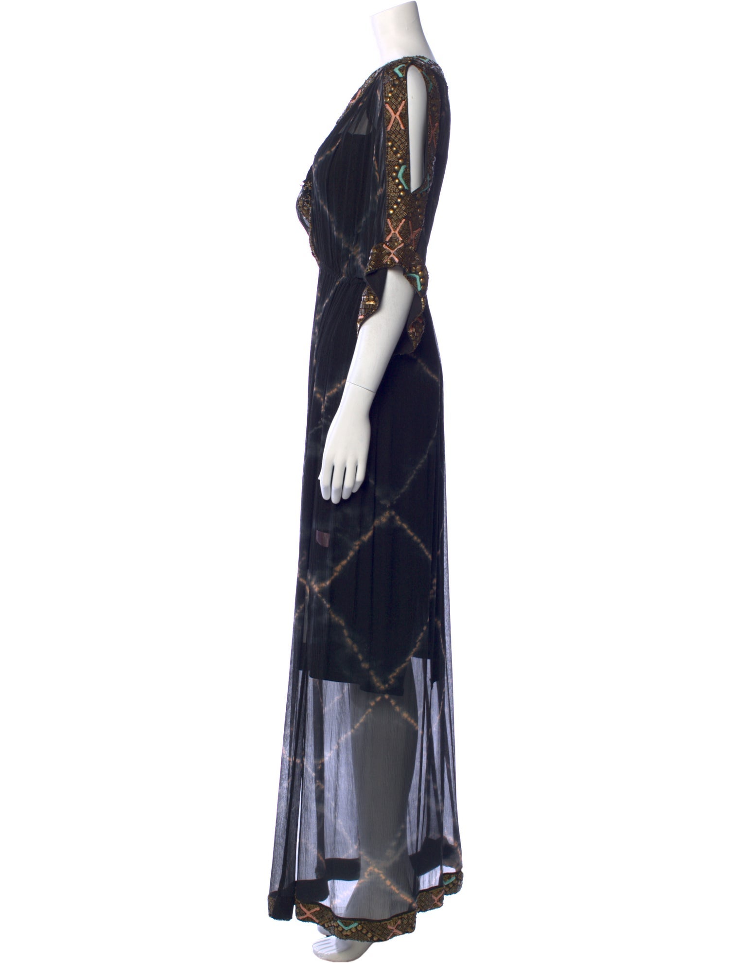 Calypso St. Barth Silk Long Dress