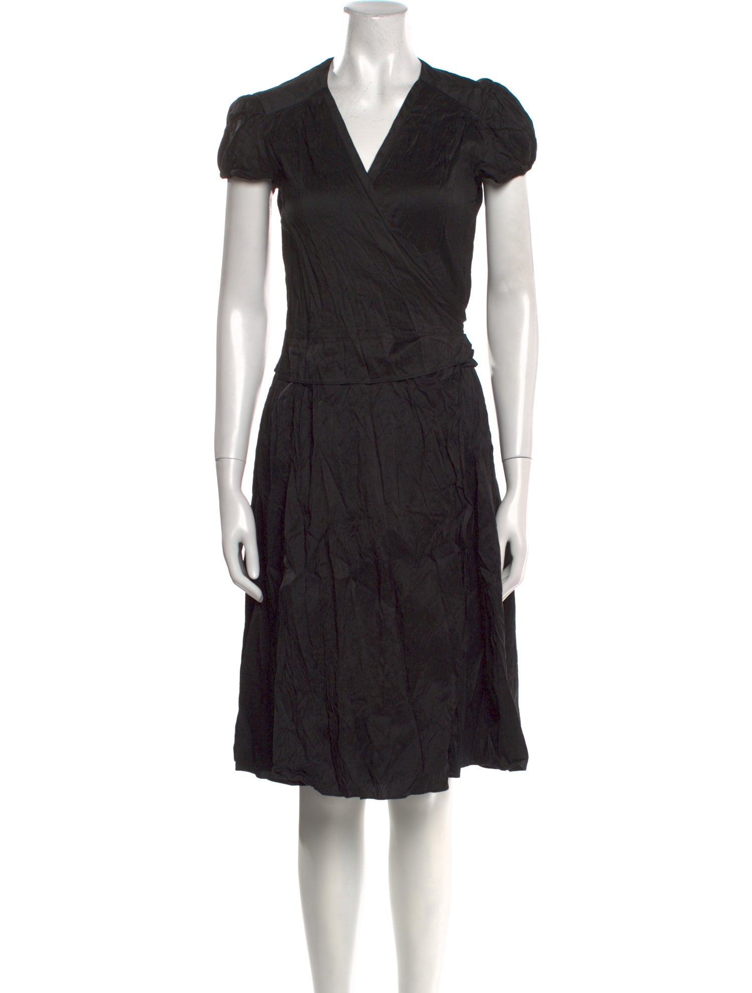 Calypso St. Barth V-Neck Knee-Length Dress