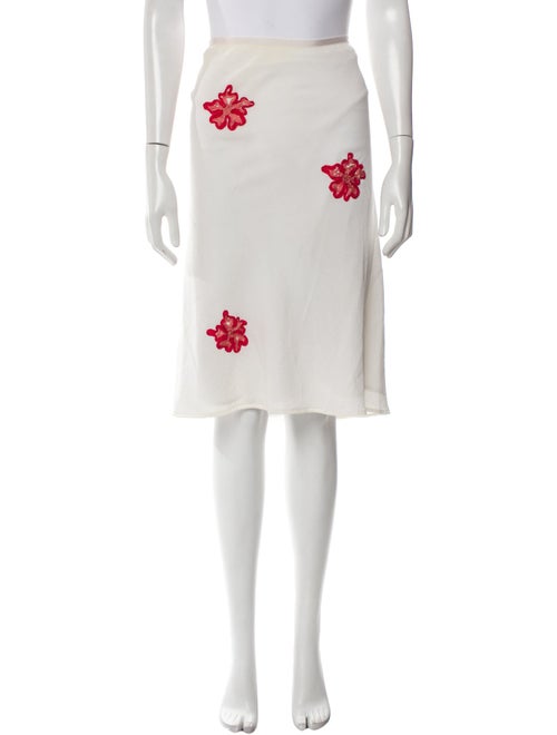 Calypso St. Barth Graphic Print Knee-Length Skirt