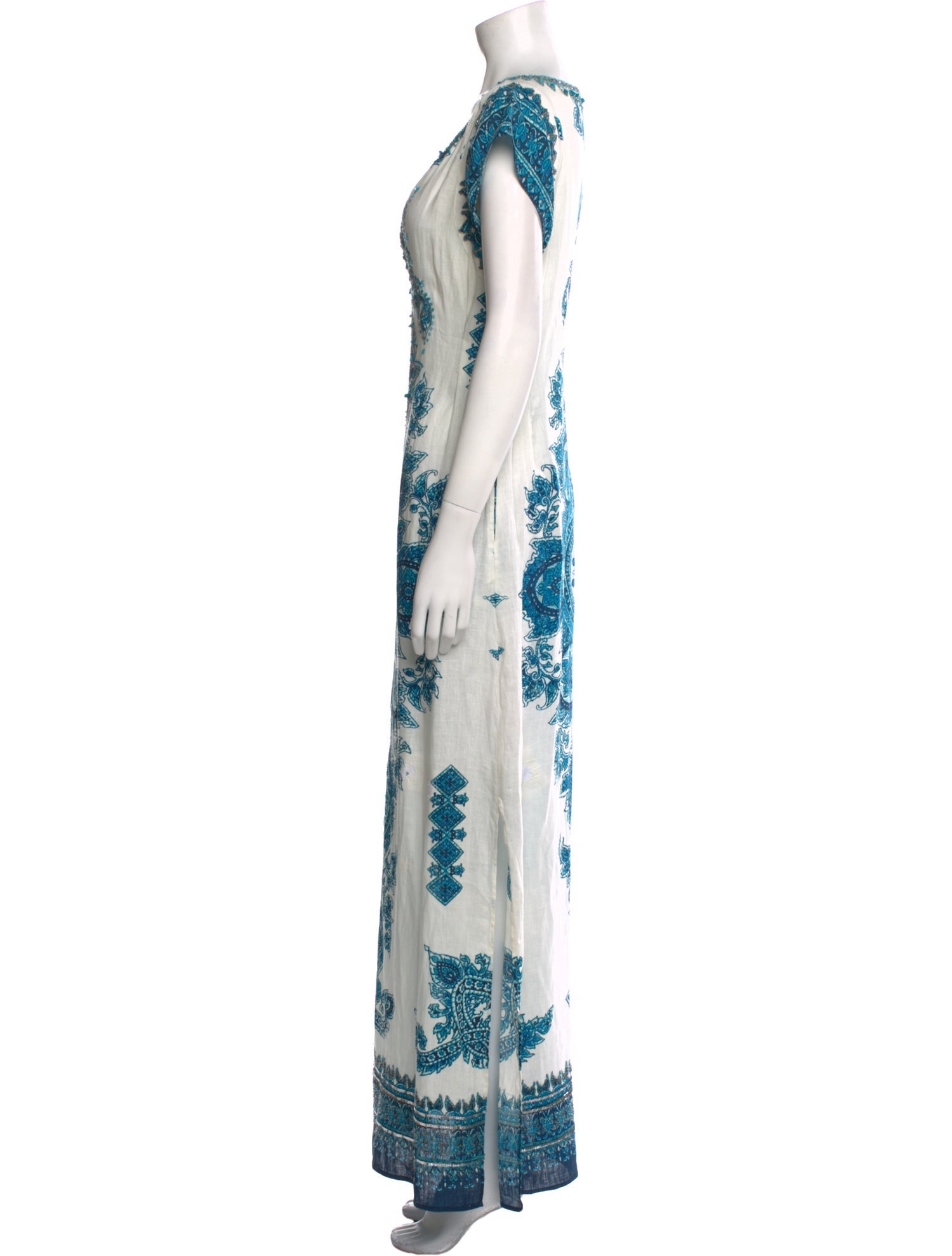 Calypso St. Barth Linen Long Dress