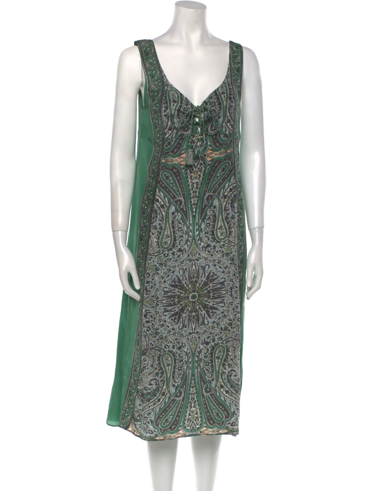 Calypso St. Barth Silk Midi Length Dress