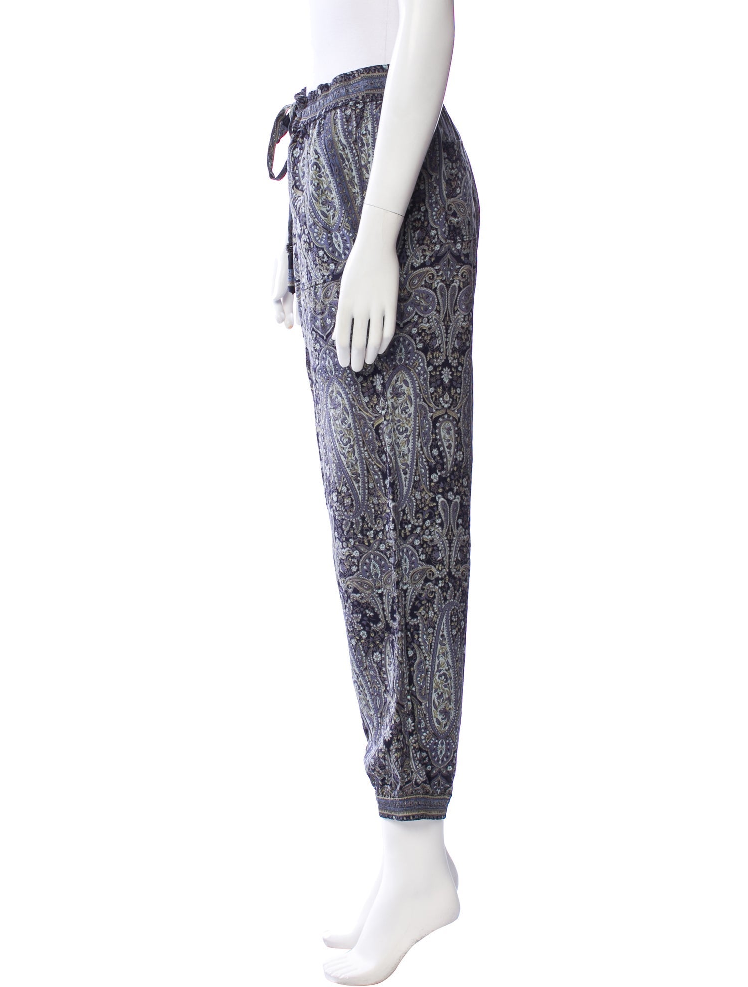 Calypso St. Barth Silk Paisley Print Pajamas