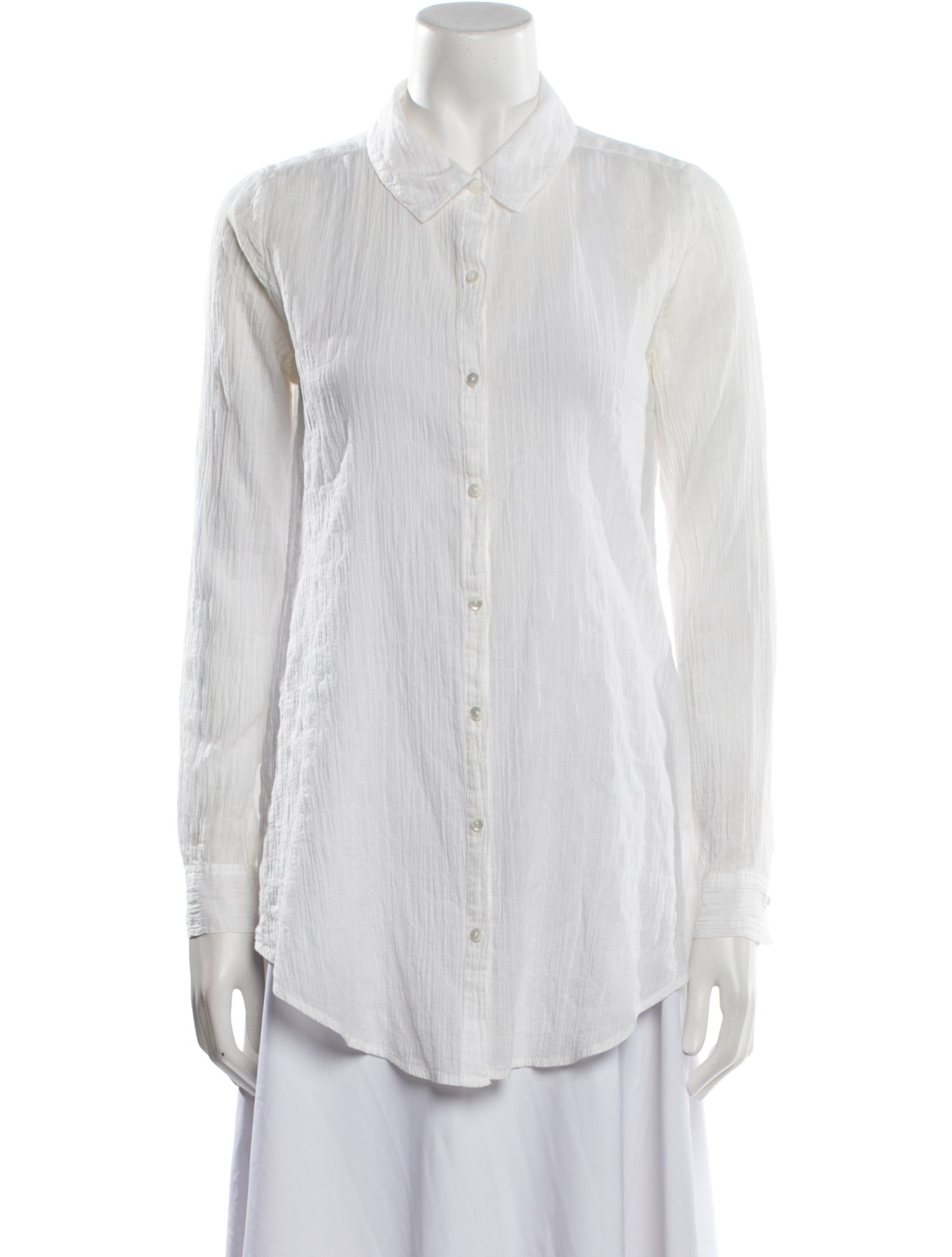 Calypso St. Barth Long Sleeve Button-Up Top