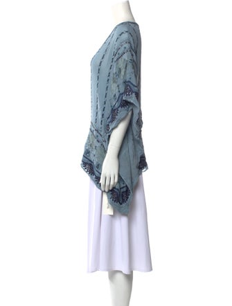 Calypso St. Barth Striped Scoop Neck Sweater