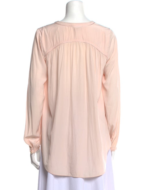 Calypso St. Barth V-Neck Long Sleeve Blouse
