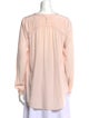 Calypso St. Barth V-Neck Long Sleeve Blouse