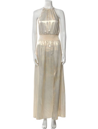 Calypso St. Barth Halterneck Long Dress