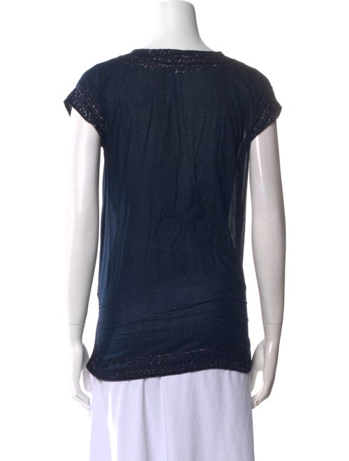 Calypso St. Barth V-Neck Short Sleeve Top