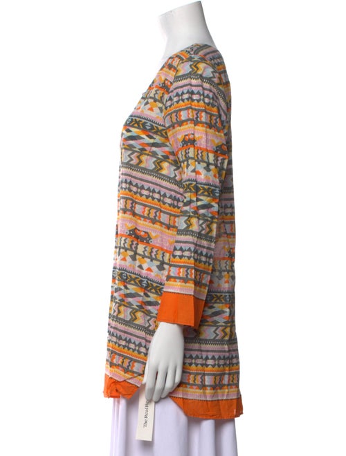 Calypso St. Barth Printed V-Neck Tunic