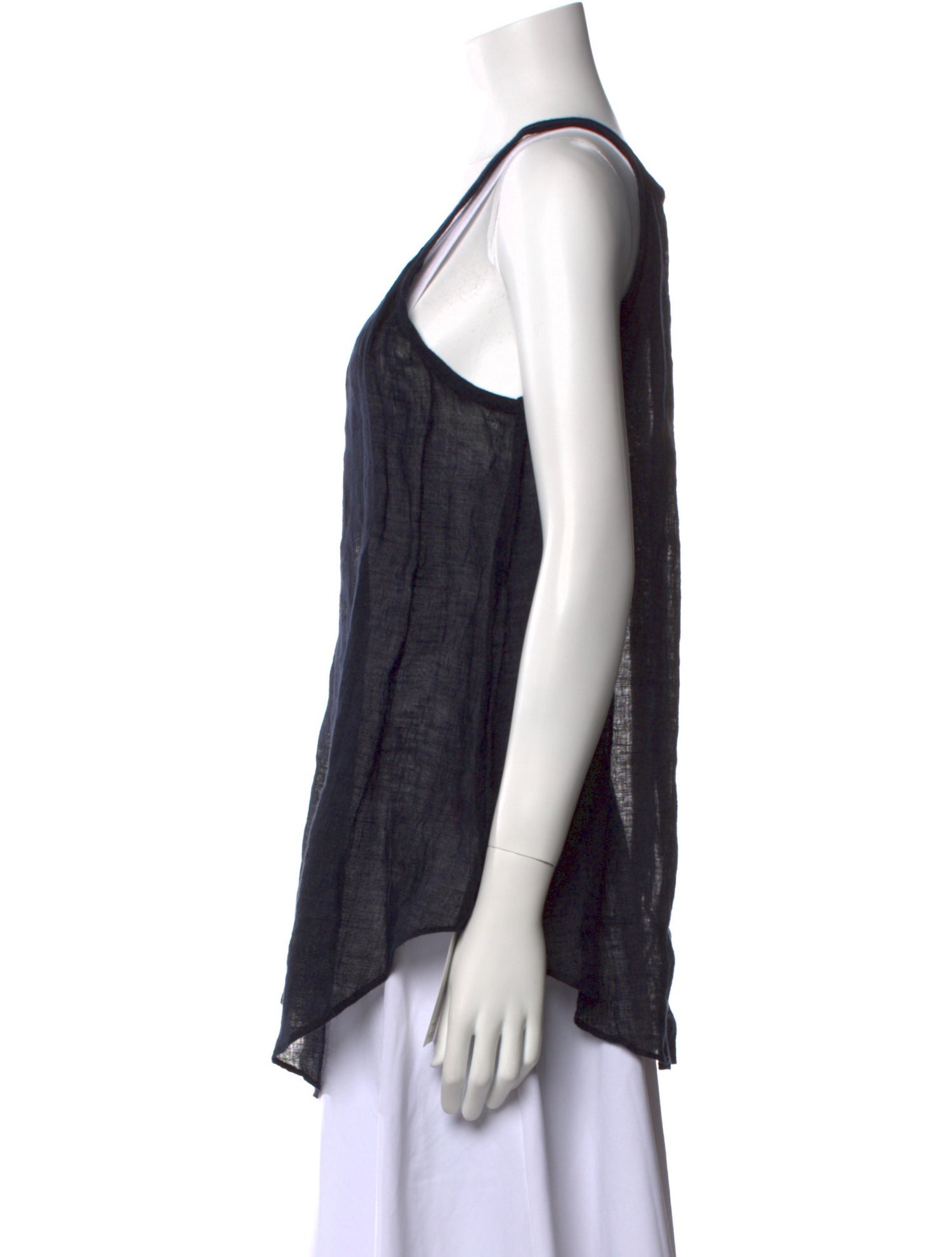 Calypso St. Barth Linen V-Neck Top