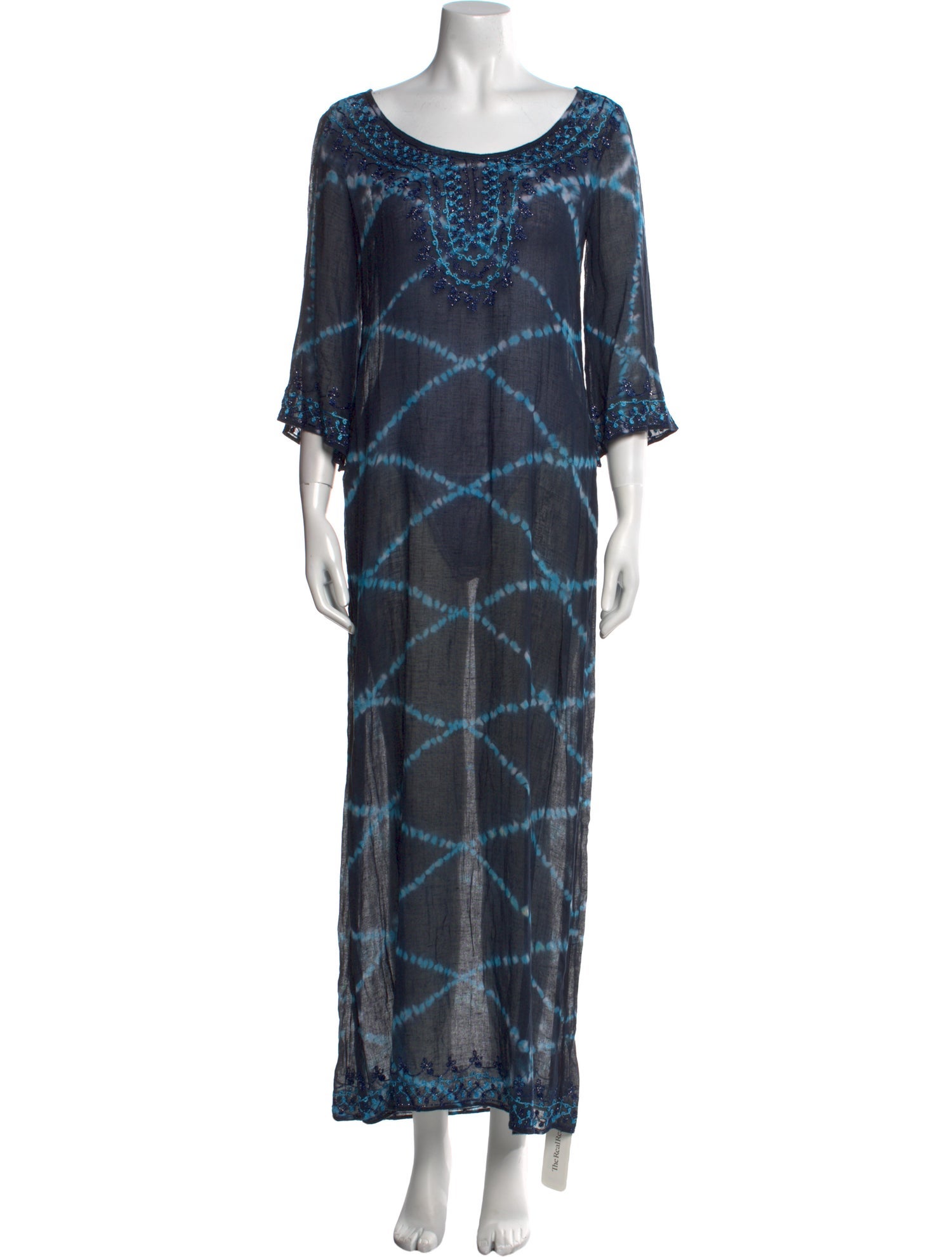 Calypso St. Barth Tie-Dye Print Glitter Accents Cover-Up