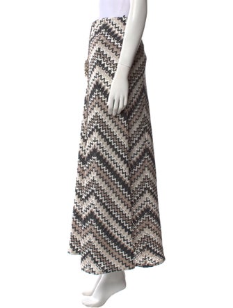 Calypso St. Barth Printed Midi Length Skirt