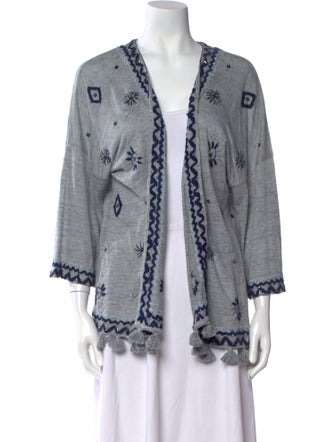 Calypso St. Barth Linen Printed Sweater