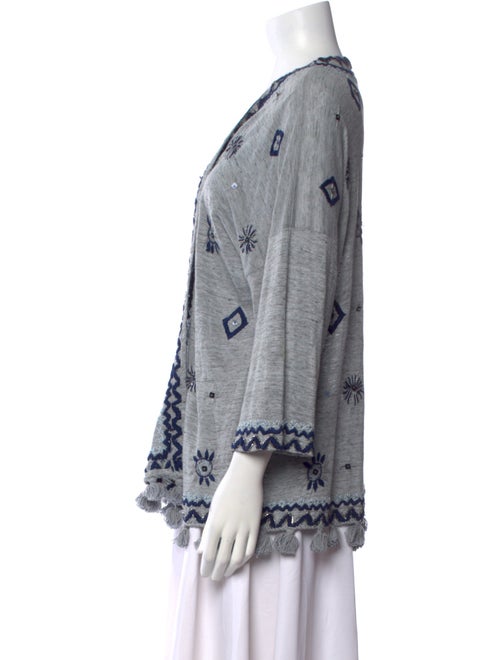 Calypso St. Barth Linen Printed Sweater