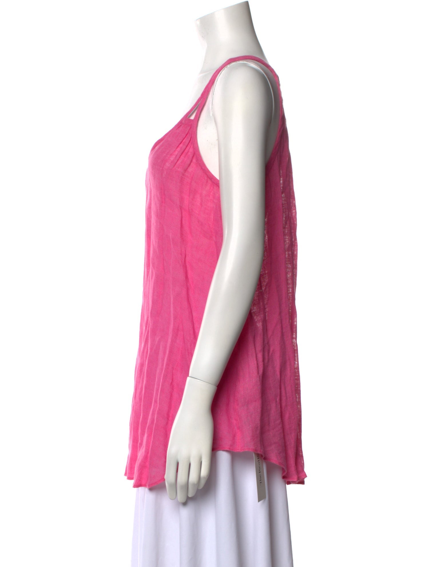 Calypso St. Barth Linen V-Neck Top