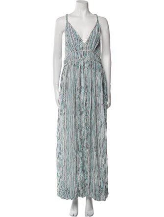 Calypso St. Barth Silk Long Dress