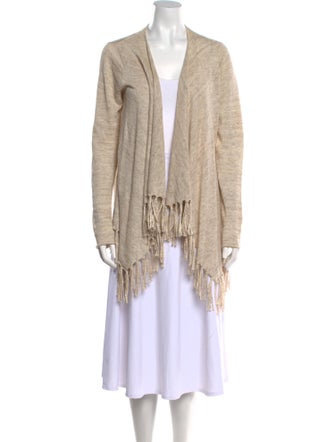 Calypso St. Barth Linen Open Front Sweater