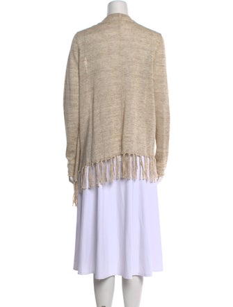 Calypso St. Barth Linen Open Front Sweater