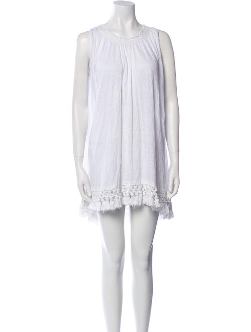 Calypso St. Barth Linen Midi Length Skirt