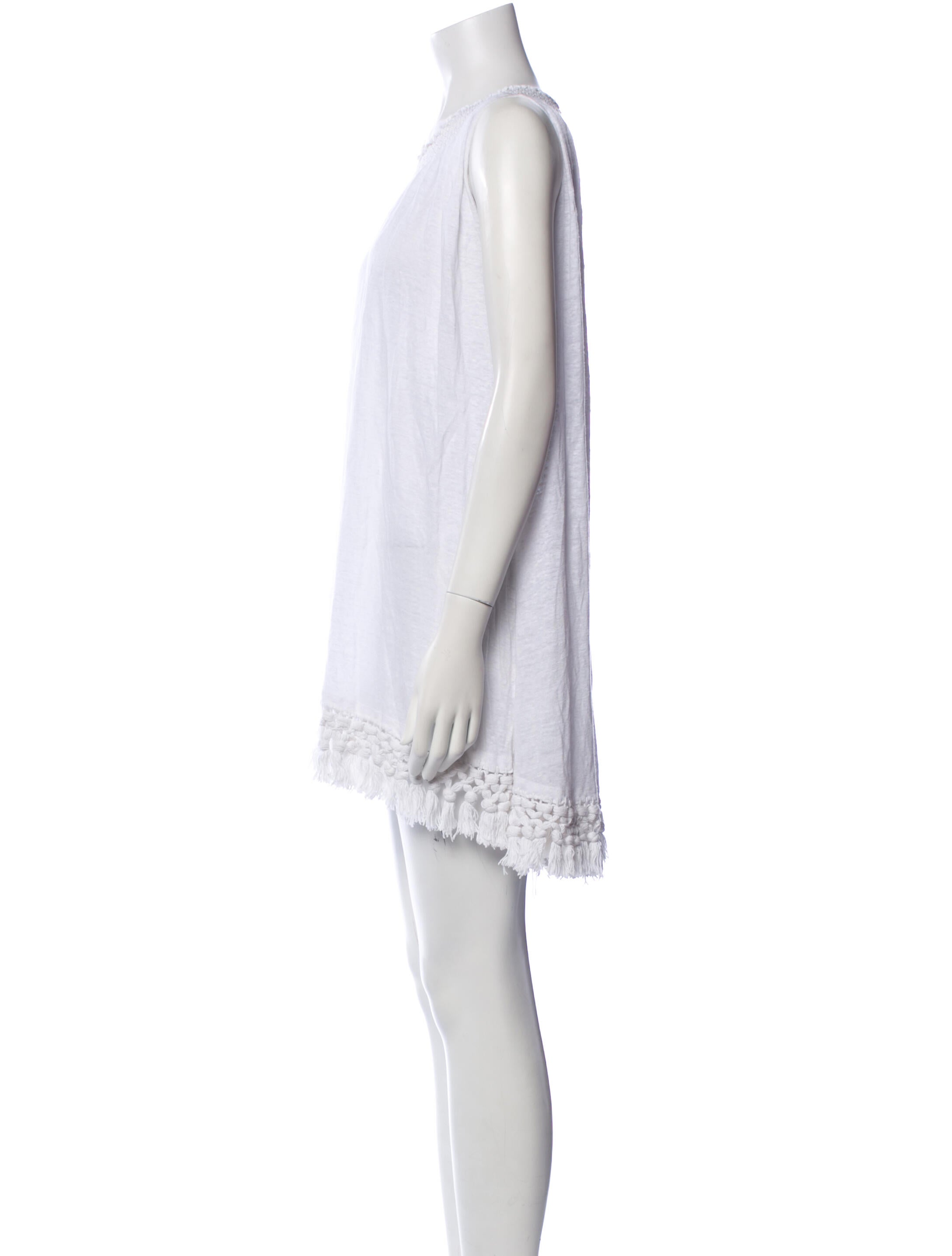 Calypso St. Barth Linen Midi Length Skirt