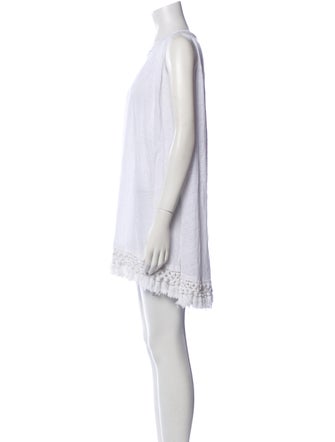 Calypso St. Barth Linen Midi Length Skirt