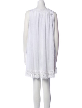 Calypso St. Barth Linen Midi Length Skirt