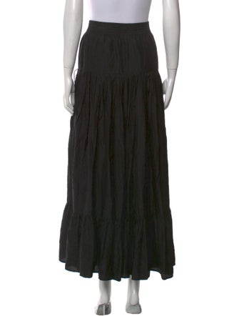 Calypso St. Barth Silk Midi Length Skirt