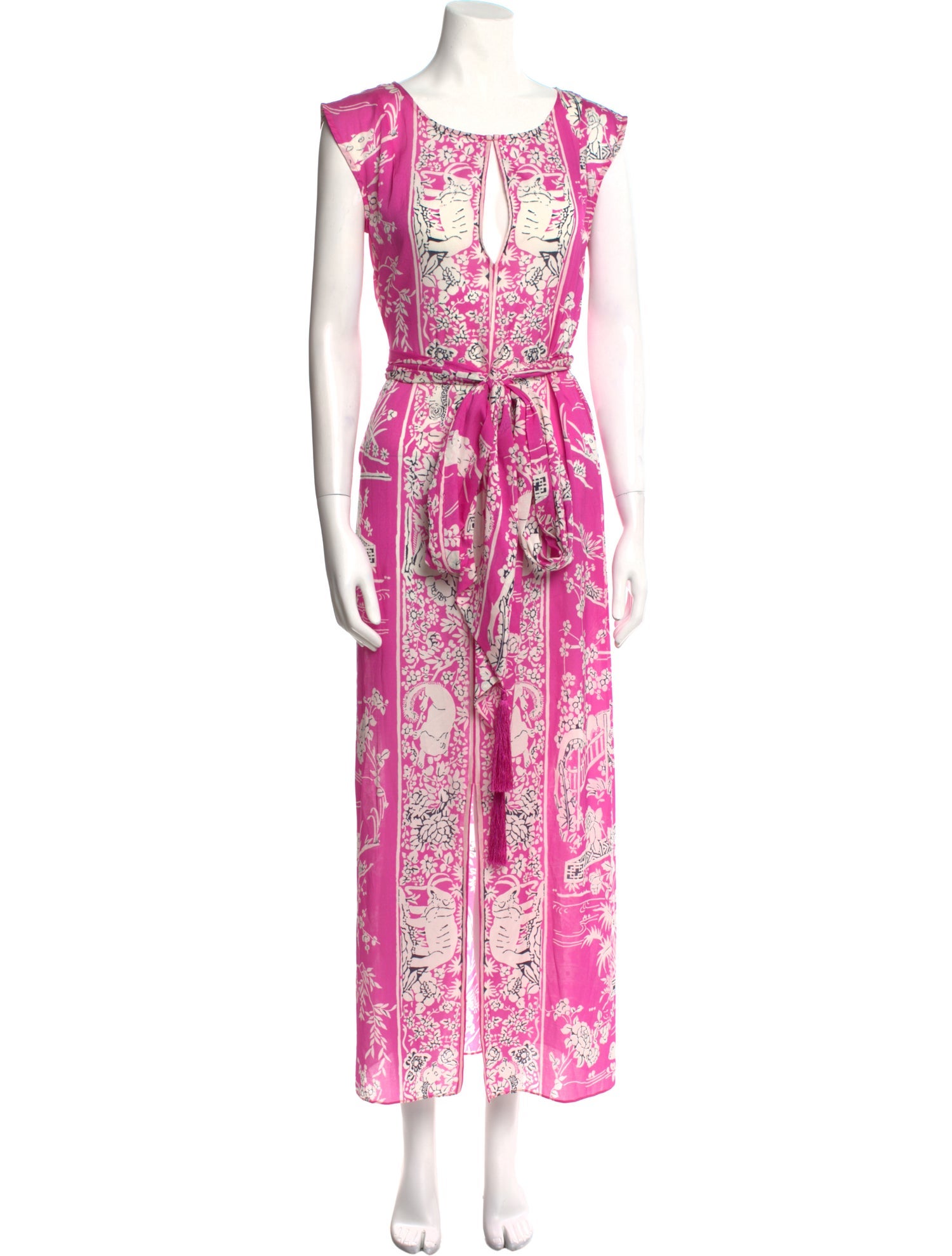 Calypso St. Barth Silk Long Dress