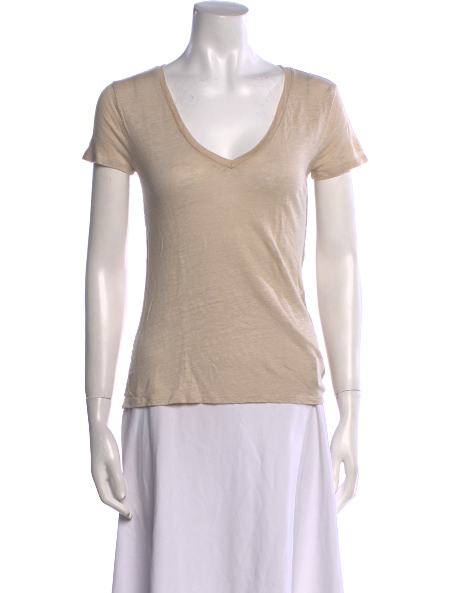 Calypso St. Barth Linen V-Neck T-Shirt
