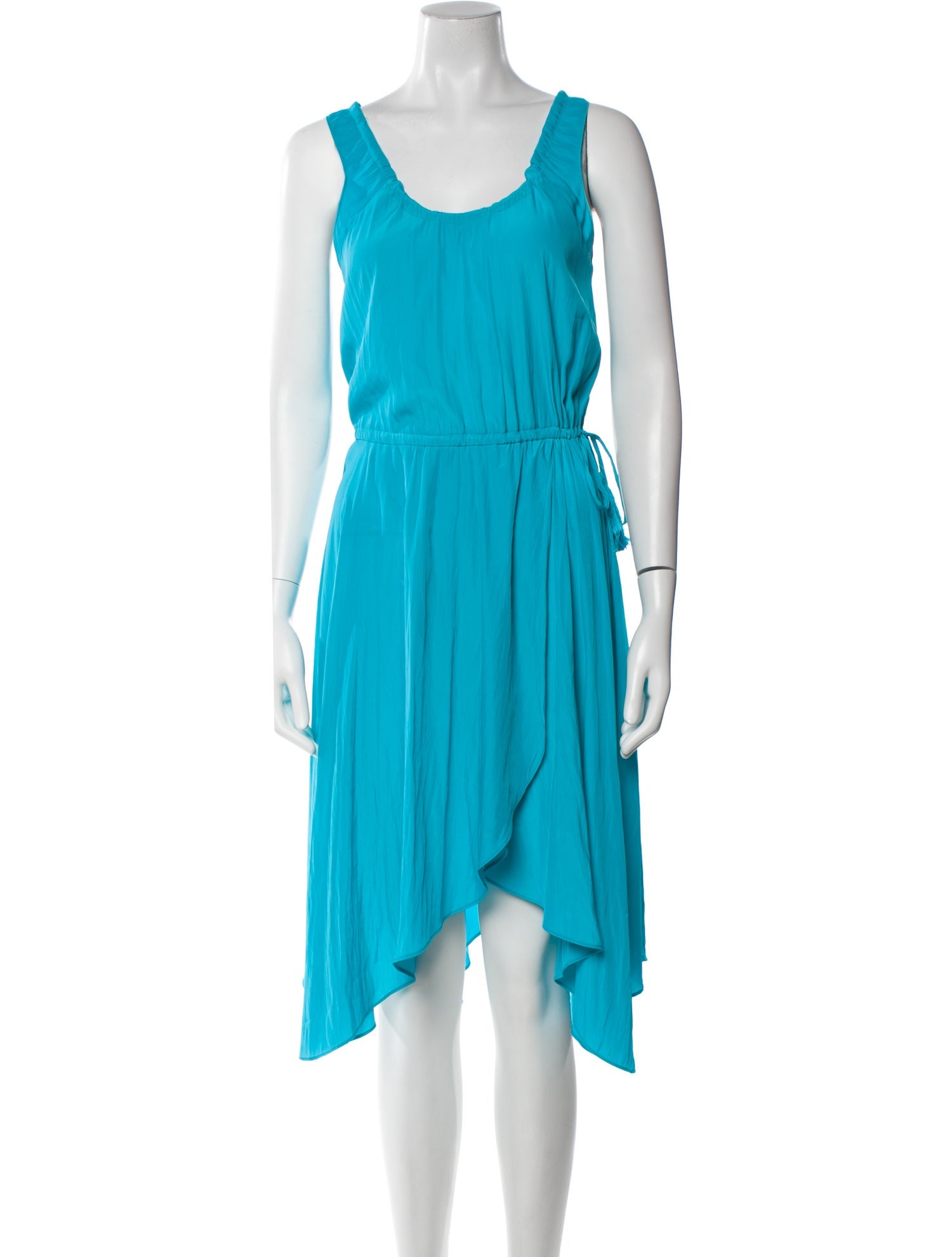 Calypso St. Barth Scoop Neck Midi Length Dress