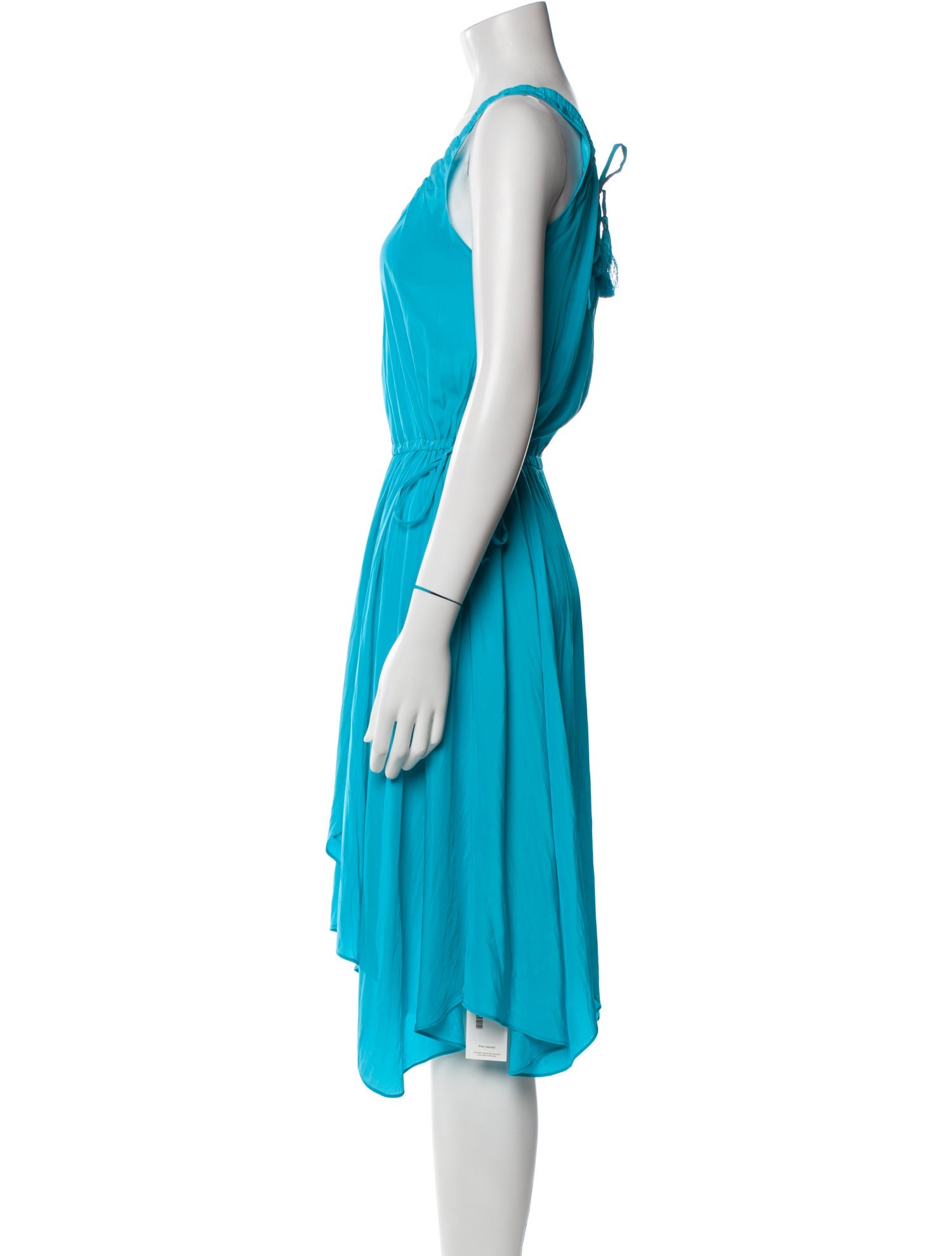 Calypso St. Barth Scoop Neck Midi Length Dress