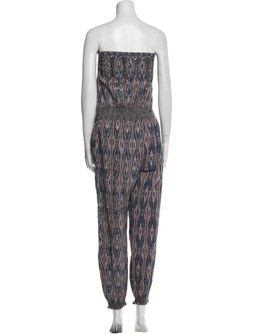 Calypso St. Barth Printed Strapless Jumpsuit