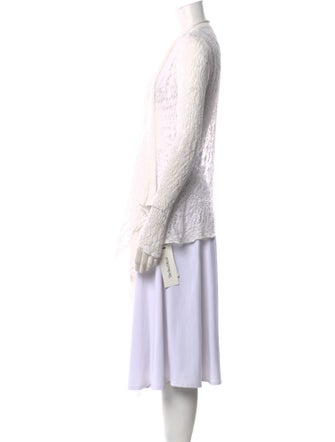 Calypso St. Barth Linen Open Front Sweater