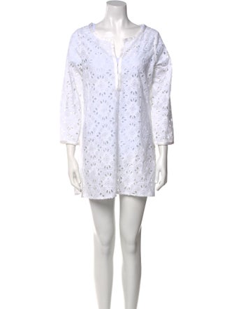 Calypso St. Barth V-Neck Mini Dress