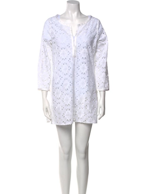 Calypso St. Barth V-Neck Mini Dress